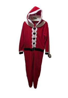 PJ's & Presents Christmas Santa Claus One-Piece Pajamas Holiday Women's S New!